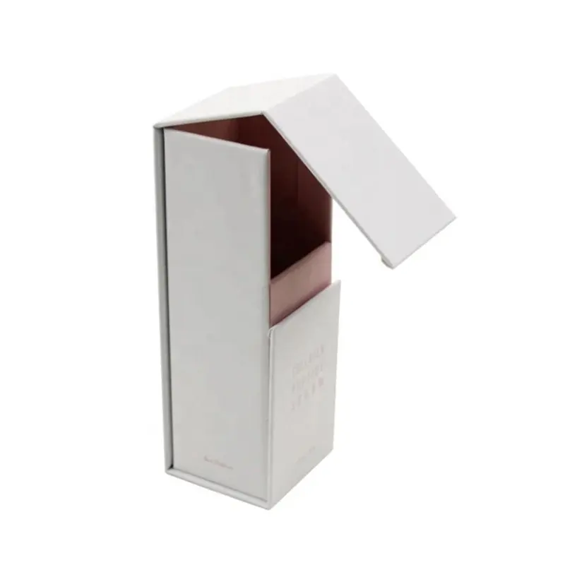 Stand up gift cardboard box for serum essential oil perfume custom healthcare medical beauty packaging