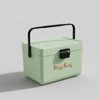La coutume 12L a isolé une glacière dure de coffre de glace de refroidisseur pour camper/pêche