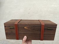 Kotak Kerajinan Natal Kayu Pinus Alami HONY, Peti Harta Karun dengan Tutup Engsel, Set 3 Kotak Kayu Bersarang yang Dapat Digunakan Kembali, untuk Meja