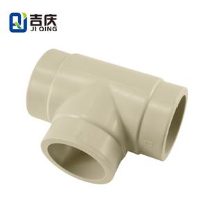 موصل TE مستقيم PPH للصرف الكيميائي ، الملحقات الصناعية-تركيبات أنابيب بلاستيكية بقطر متساوٍ - Product Image 2