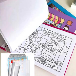 Набор для творчества для детей: раскраска-пазл с медведем, спиральный переплет, удобное использование, импорт из Китая - Product Image 4