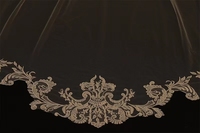 QUEENS GOWN voile de mariée personnalisé Vintage dentelle élégant Long Train voile pour mariée exquise irrégularité broder voile de mariage