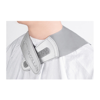 Châle professionnel en Silicone imperméable pour Salon de coiffure, collier de teinture pour cheveux, châle de barbier, coiffure pour barbier