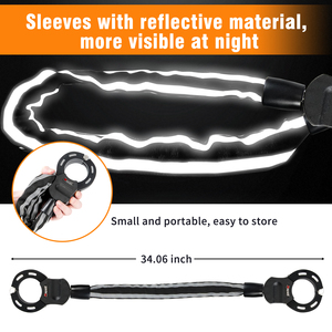 CUFF khóa, E Scooter khóa, 36 inch colourful Xe Đạp Khóa, phụ kiện cho xe đạp điện và Xe tay ga điện - Product Image 2