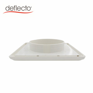 Ventilación de pared exterior blanca para uso doméstico, ventilación cuadrada de plástico con persianas, secador de escape de cocina, conducto de ventilación, malla de nailon - Product Image 5