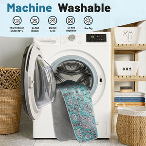 Tapis de propreté lavables pour <span class=keywords><strong>chiens</strong></span>, élégants, antidérapants <span class=keywords><strong>et</strong></span> étanches, réutilisables pour cages <span class=keywords><strong>et</strong></span> sols - Product Image 6