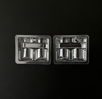 Plateau alvéolé en plastique PVC de 5 ml à 2 cavités pour flacons lyophilisés, insert intérieur d'emballage, haute qualité, en vrac, OEM pour flacons en verre