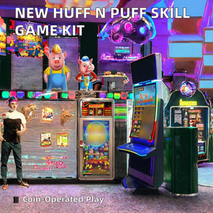 Münzbetriebener Geschicklichkeitsspielautomat Huff N Puff Highrise Arcade-Gehäuse mit Leiterplatte für Unterhaltungszentren - Product Image 2