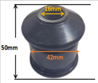 Silentbloc de suspension en polyuréthane personnalisé, silentbloc de barre stabilisatrice, amortisseur en PU, tampon en caoutchouc pour bus et camion