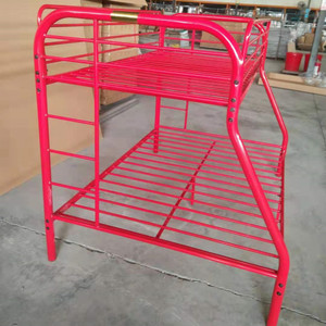 Modern Black Twin & <b>Double</b> Decker Metal Frame <b>Bunk</b> <b>Bed</b> Hot Sale Style for Home & Hotel Use Bedroom Furniture - Product Image 3