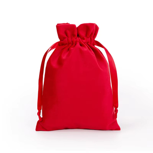 Pochette cadeau en velours à cordon, petite, réutilisable, écologique, design personnalisé - Product Image 4