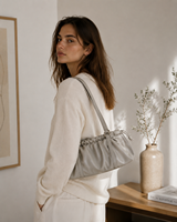 Sac à main pour femme, style rétro, léger et luxueux, avec cordon de serrage, à porter sous le bras, décontracté, plissé, sac de voyage, sac fourre-tout pour femme