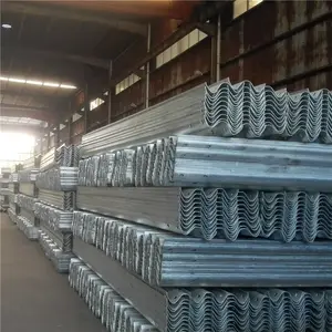 Guardrail Barrier High Quality Hot Sale Traffic High Security Galvanize 2 Waves Guardrails Safety Barrier