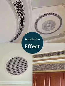Hiện Đại Hợp kim nhôm khắc louver Hollow khắc trang trí <span class=keywords><strong>Air</strong></span> Vent cho trung tâm điều hòa không khí điều hòa không khí nghệ thuật Vent - Product Image 4