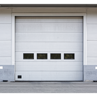 HC Meilleure Vente Porte de Garage Industrielle Sectionnelle Électrique Automatique Isolée à Double Paroi en Acier Antivol Personnalisée