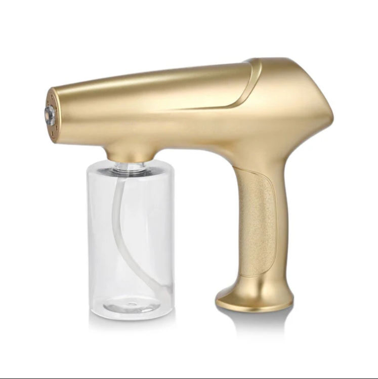 ปืนสเปรย์หลังโกนหนวดสำหรับช่างตัดผมสีทอง