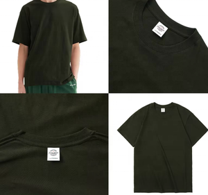 T-shirt personnalisé 230 g/m² 100 % coton compact Siro Spun, tee-shirt vierge unisexe pour impression streetwear - Product Image 3