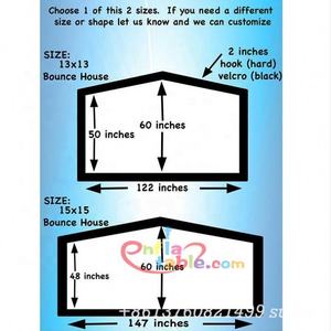 Castillos Inflables Modulares de <span class=keywords><strong>Alquiler</strong></span> para Niños NS, Paneles de Arte, Casas de Brinco, Pancartas Inflables para Brincolines - Product Image 6