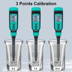 Industriale 4 in 1 <span class=keywords><strong>pH</strong></span> misuratore di penetrazione professionale cibo e terreno <span class=keywords><strong>pH</strong></span> Tester per pasta di carne pane frutta verdura salse Semi-solido - Product Image 5