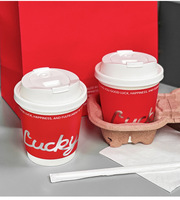 Vaso de Café Desechable Transparente de PET Shirongpack, 90 mm, Tapa Gruesa, Pared Simple, 16 oz, 500 ml, Recubrimiento UV, Acepta Logotipo, para Jugo, Leche, Té
