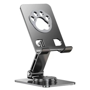 Support de téléphone rotatif à 360 degrés en forme de patte de chat, pliable et multifonctionnel, idéal pour les utilisateurs paresseux, le streaming en direct et la visualisation - Product Image 5