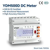 Fabricante OEM de Medidores de Corriente Continua Industriales, Cumplimiento de Normativa MID, Cargador de Vehículos Eléctricos de Doble Canal, Integración RS485, Medidor de Energía de 1000 VCC