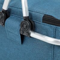 Panier isotherme pliable pour pique-nique en plein air, sac à déjeuner isotherme, boîte de rangement, panier de rangement pour aliments de camping, panier de pique-nique