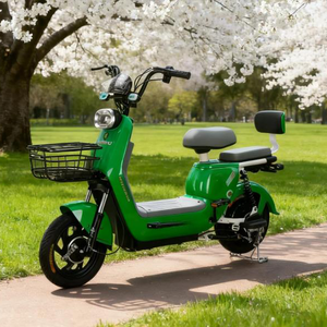 มอเตอร์ไซค์สกู๊ตเตอร์ 48V 350W ล้อสุญญากาศ 14 นิ้ว 2 ที่นั่ง สำหรับผู้ใหญ่ รุ่น NS065 มอเตอร์ 48V 350W ให้พลังขับขี่อย่างราบรื่น - Product Image 2