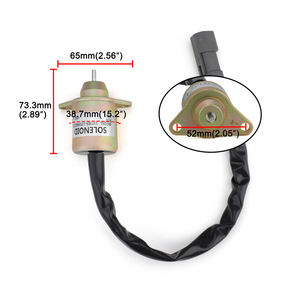 Válvula Solenoide de Corte de Combustible Yanmar Kubota 1503ES-12S5SUC11S SA-4920-12, Interruptor de Apagado para Motor Diésel - Product Image 4