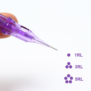 Aiguilles de <span class=keywords><strong>tatouage</strong></span> jetables à membrane RL RS 0.3MM Bugpin Cartouche d'aiguilles de maquillage permanent 3rl 7rl <span class=keywords><strong>9rl</strong></span> 20 pièces - Product Image 5