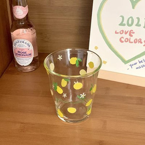 Vaso <span class=keywords><strong>de</strong></span> Vidrio Floral Vintage Francés, Hermoso Vaso <span class=keywords><strong>de</strong></span> Vidrio <span class=keywords><strong>de</strong></span> Gran Capacidad con Diseño <span class=keywords><strong>de</strong></span> Limón - Product Image 6