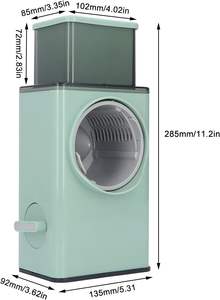 Novedades: Cortador de Verduras Manual Giratorio de Gran Capacidad, Rallador y Triturador - Product Image 2