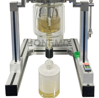 HONE 1L 2L 5L 10L petite capacité homogénéisateur sous vide mélangeur émulsifiant de laboratoire pour crème cosmétique lotion pour le corps produits d'échantillons