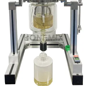 Cosmetic Emulsifying Mixer HONE 1L 2L 5L 10L Small Capacity Vacuum Homogenizer Lab Emulsifying Mixer For Cosmetic Cream Body Lotion Sample Products