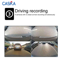 CASKA - Decodificador Todo en Uno con Pantalla Táctil Original para Automóvil, Sistema de Cámara Panorámica de 360 Grados, Radar 3D para Suzuki Jimny