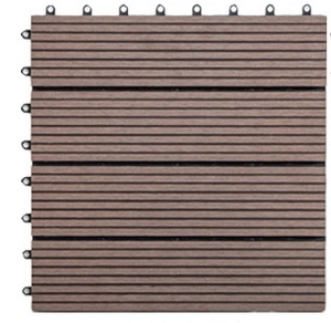 Gạch Nhựa Tự Làm Sàn WPC Bên Ngoài Dễ Lắp Đặt Gạch Lát Sàn Tự Làm Wpc Ngoài Trời Lồng Vào Nhau Cho Ngoài Trời - Product Image 3