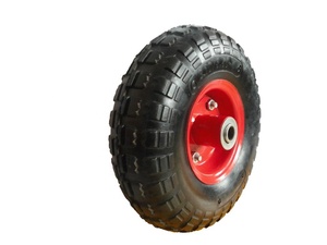10 pulgadas <span class=keywords><strong>ruedas</strong></span> de goma sólidas/4,10/3,50-4 <span class=keywords><strong>para</strong></span> camión de mano - Product Image 3
