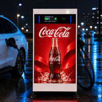 Cargador CCS2 GBT DC para Vehículos Eléctricos de 120kW con Pantalla LED Grande, Compatible con Múltiples Protocolos de Carga, para Centros Comerciales y Estacionamientos WrightCharge