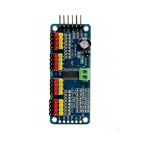 Carte de commande de servomoteur PWM 16 canaux avec interface IIC, module de développement PCA9685 pour robot intelligent IA DIY