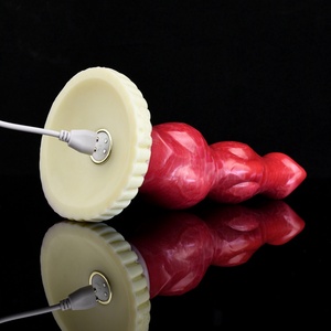 <b>Remote</b> <b>Control</b> <b>Vibrating</b> Dildo Big Beads Knot Anal Plug With Sucker Female Masturbator USB Rechargeable Sex Toys - Product Image 4