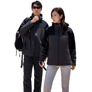 Chubasquero de ciclismo clásico unisex para hombre, chaqueta de lluvia ligera con capucha y tela de calefacción cálida impermeable - Product Image 3