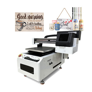 Small Size 4050 UV Flatbed Printer <b>LED</b> UV Leather Printer XP600 Phone Case Pen PVC Acrylic Aluminum Varnish Effect Machine - Product Image 1