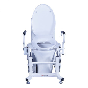 Silla de baño eléctrica ajustable en altura, capacidad de 150kg, para ancianos, discapacitados, mujeres embarazadas, equipo de seguridad para el baño - Product Image 3