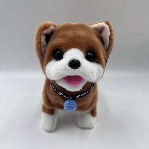 Grande Cane Giocattolo Elettrico in Peluche per Bambini, Simulazione Realistica con Luci, Movimento delle Zampe, Oscillazione della Coda, Lavabile in Rete - Product Image 4