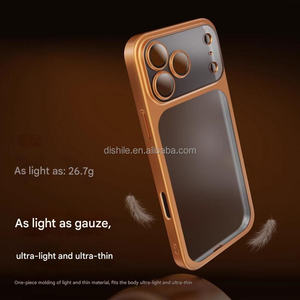 Custodia per telefono sottile opaca traslucida 2025 Hot per iPhone 17 Pro Max 17 <span class=keywords><strong>Air</strong></span> con pellicola protettiva in vetro HD antiurto rigida - Product Image 2