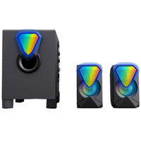 Système d'enceintes multimédias pour ordinateur de bureau avec rétroéclairage 7 couleurs OEM