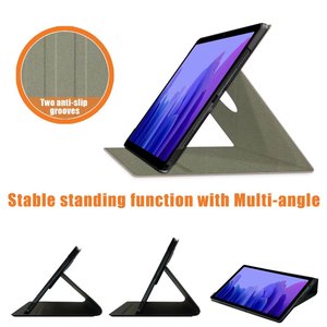Étui de protection rotatif en PU <span class=keywords><strong>pour</strong></span> <span class=keywords><strong>tablette</strong></span> <span class=keywords><strong>Samsung</strong></span> <span class=keywords><strong>Galaxy</strong></span> <span class=keywords><strong>Tab</strong></span> <span class=keywords><strong>A7</strong></span> 10.4" T500 2020/T509 2022 - Product Image 2