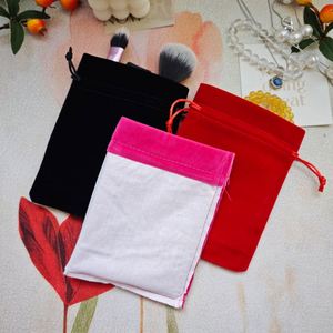 กระเป๋าผ้ากำมะหยี่สีสันสดใสหรูหราสำหรับใส่เครื่องประดับ  แบบมีเชือกผูก  สำหรับใส่ของขวัญหรือเครื่องสำอาง  ลดราคาพิเศษ - Product Image 4