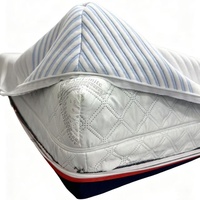 Matelas hybride silencieux à ressorts ensachés, soulagement de la pression, alignement de la colonne vertébrale, respirant, matelas Queen pour chambre à coucher