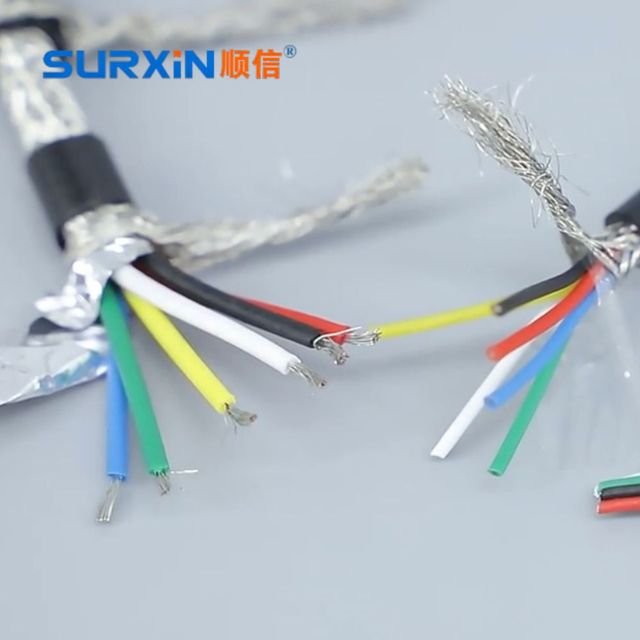 4 5 6 Multicore Shielded Cable for Weighing Indicator Junction Box Load Cell Sensor Cable 24AWG Tinned Copper Conductor